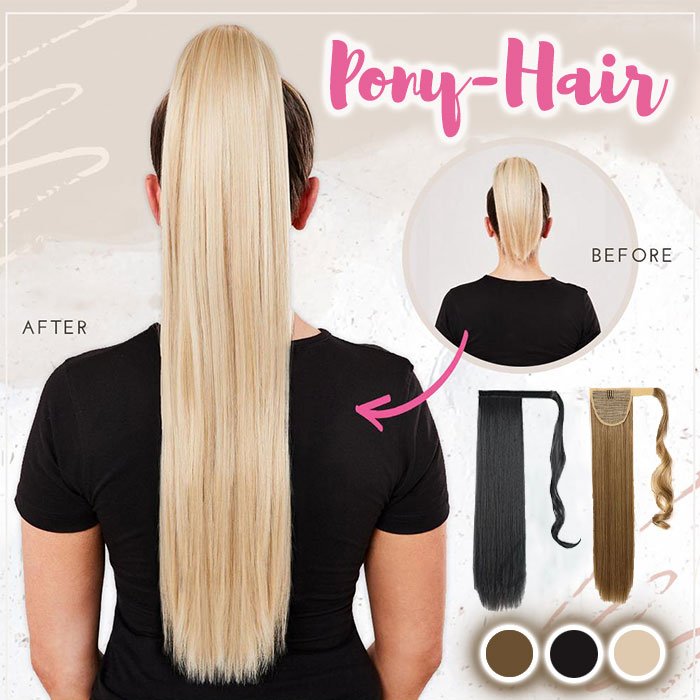 EXTENSII PĂR COADĂ DE CAL - PonyHair