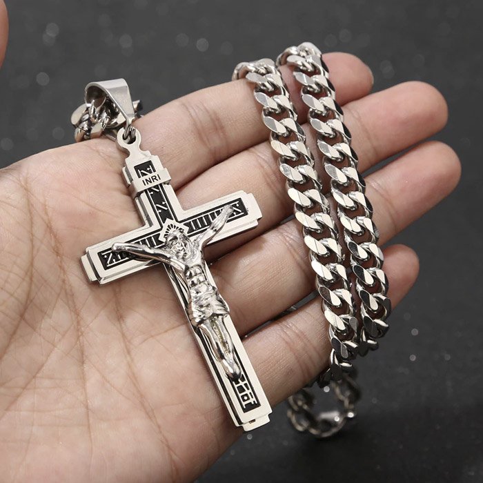 Colier cu Iisus - Cross Necklace