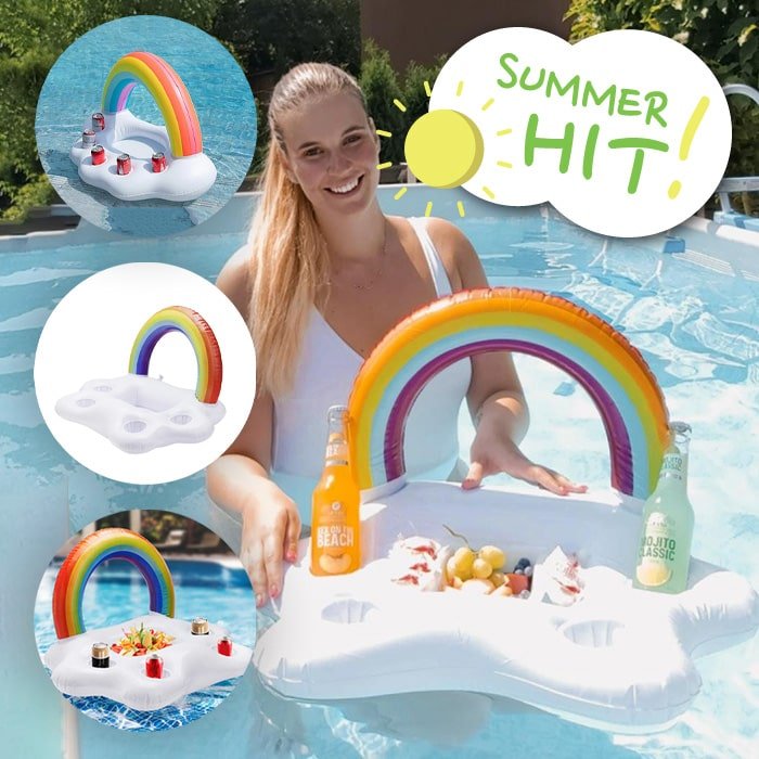 MASĂ PLUTITOARE PENTRU PISCINĂ 1+1 GRATIS