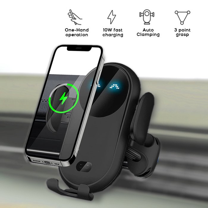 Încărcător wireless și suport pentru telefon – Chargy