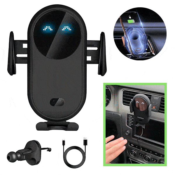 Încărcător wireless și suport pentru telefon – Chargy