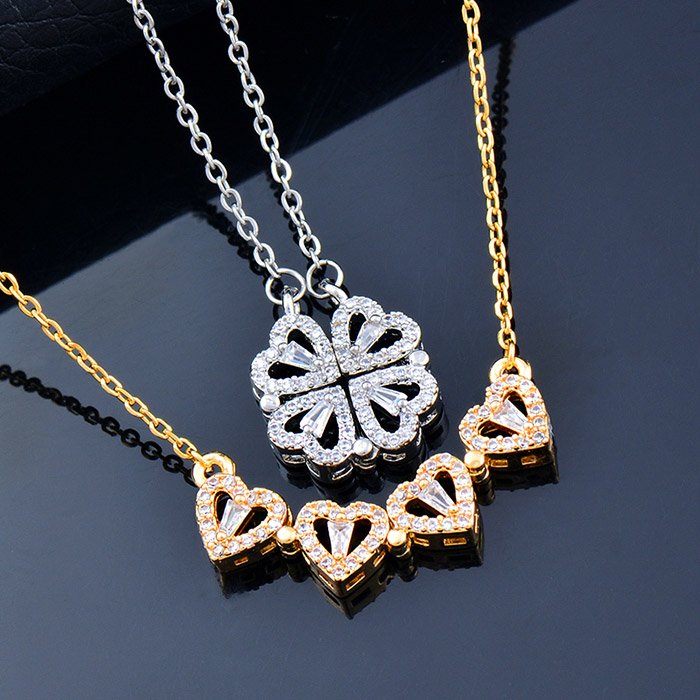 2 v 1 Colier în formă de inimă - Hearty