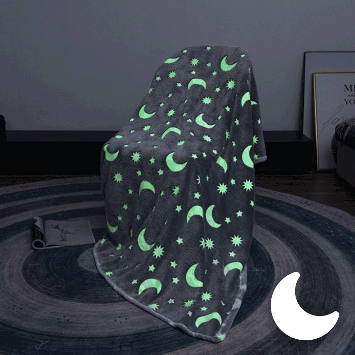 Pătură magică care strălucește în întuneric - GlowBlanket