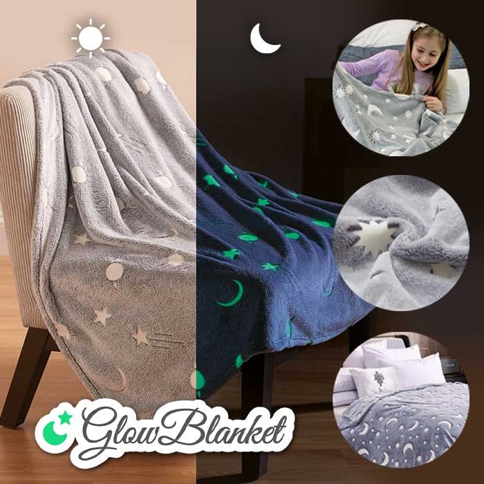Pătură magică care strălucește în întuneric - GlowBlanket