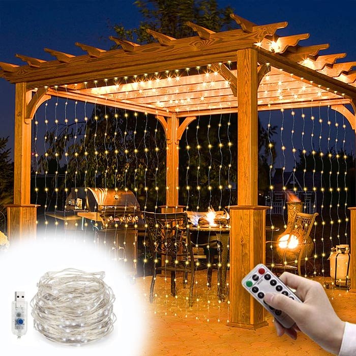 Lumina cortina cu LED 3x3m - Curtainlight