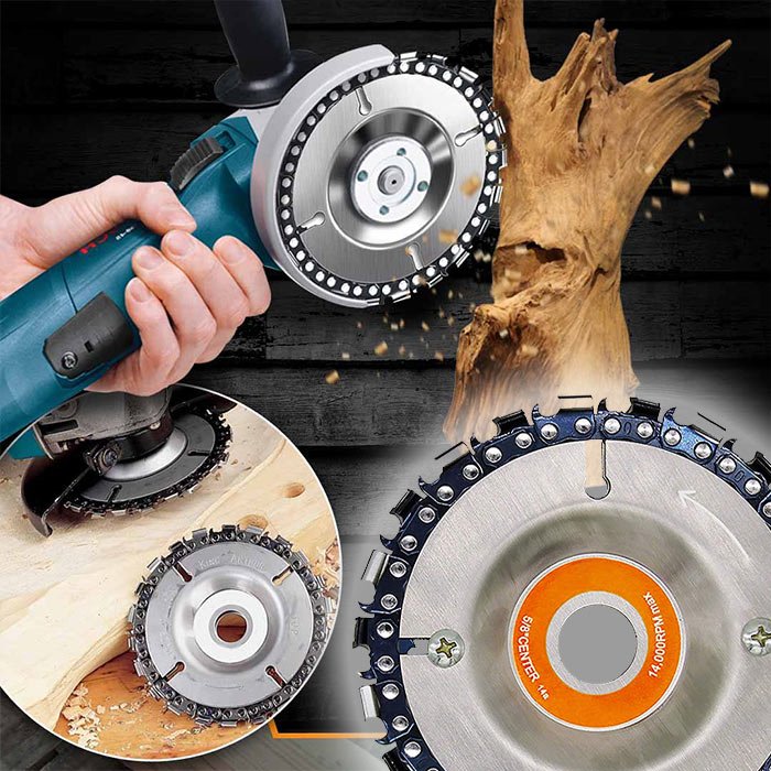 DISC DE ȘLEFUIT PENTRU SCULPTURĂ ÎN LEMN – GRINDY