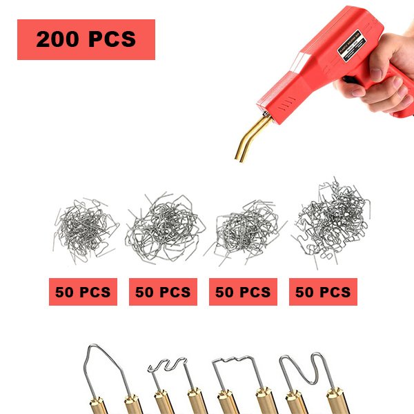 4 tipuri de capse - 200 buc - Weldystaple