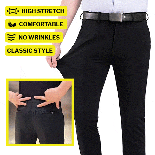 Pantaloni elastici eleganti pentru barbati- Stretchpants