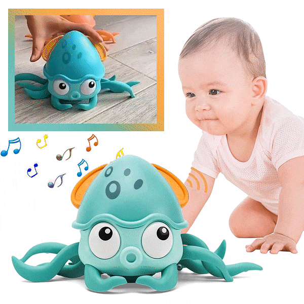 Jucărie interactivă de caracatiță cățărătoare cu muzică și lumini - Octopusy