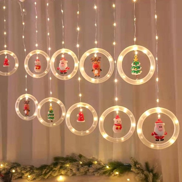Inele led de crăciun, 3m - Santy
