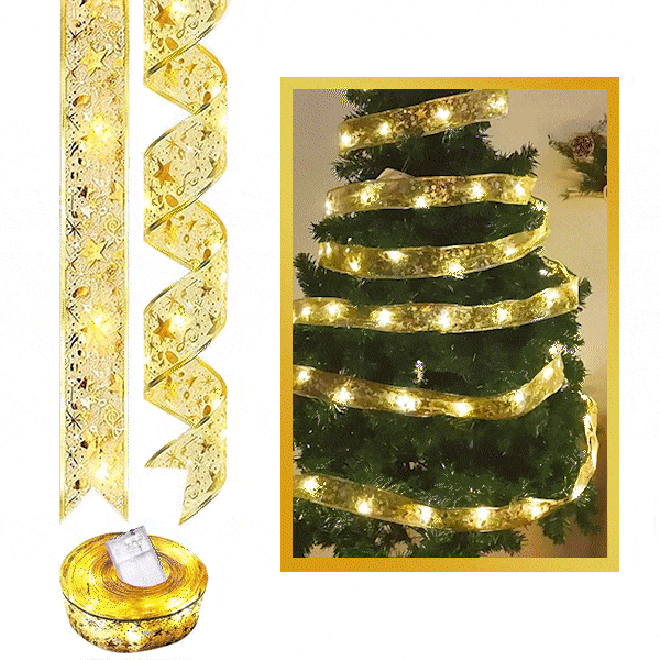 Lumini de crăciun în formă de panglică - Ribby