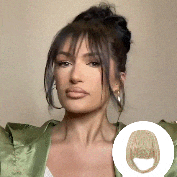 Extensii de păr sub formă de breton de păr - Hairbangs