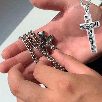 Colier cu Iisus - Cross Necklace
