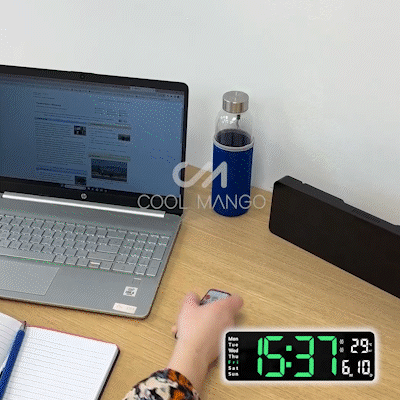 Ceas digital de perete cu led - Walltime