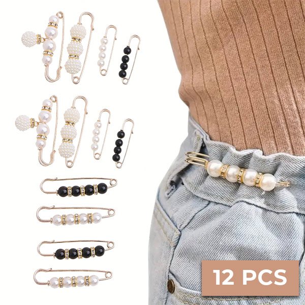Ace de siguranță reglabile (12 bucăți) - Waistpins