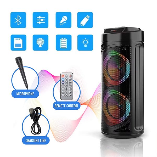 6 în 1 difuzor bluetooth portabil - Partybox