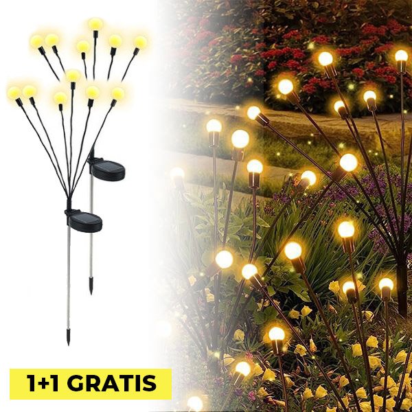 Lămpi solare cu LED-uri (1 + 1 GRATIS) - Firefly