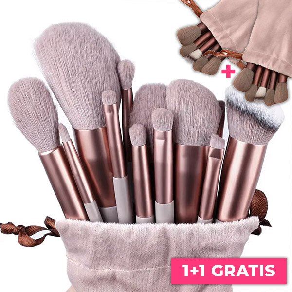 Set de pensule pentru machiaj (13 + 13 GRATIS) - Brushy