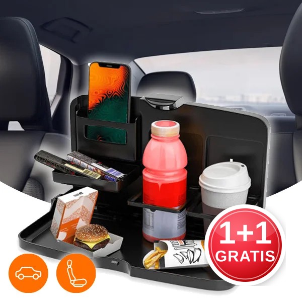 Tava pentru masa scaun auto - Cartabilă (1 + 1 GRATIS)