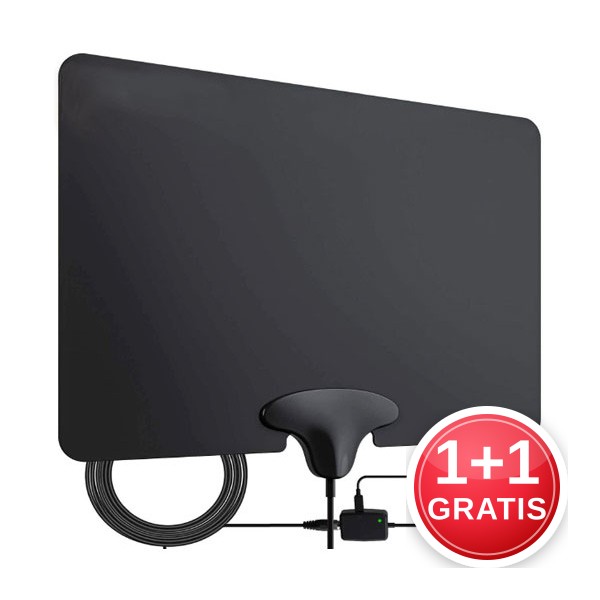 ANTENĂ DE INTERIOR TV DIGITALĂ (1 + 1 GRATIS)
