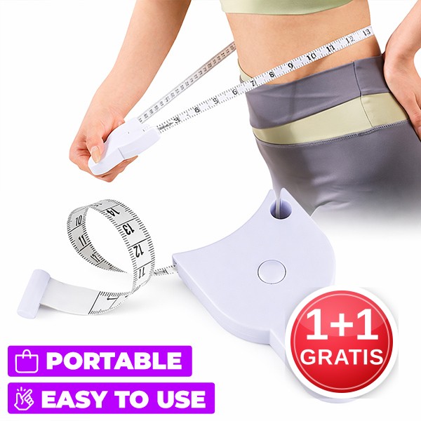 Ruleta de masurare pentru corp, 150 cm - Bodytape (1 + 1 GRATIS)