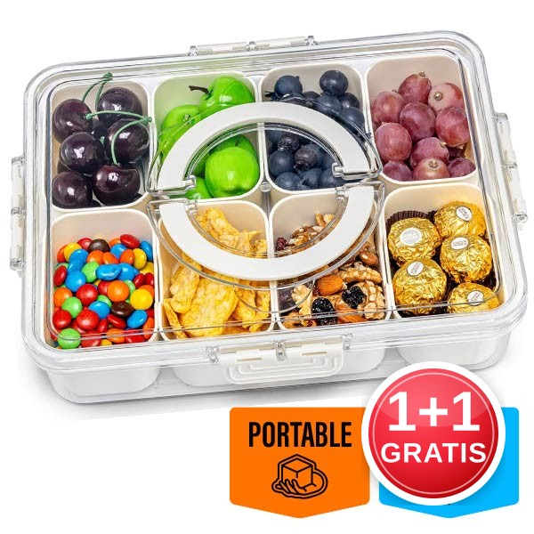 Cutie portabilă pentru gustări - SnackGo (1 + 1 GRATIS)
