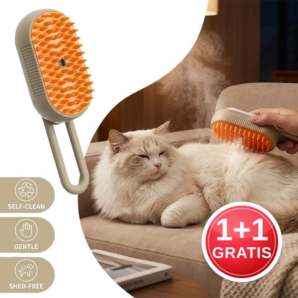 Perie cu aburi pentru animale de companie - PawMist (1 + 1 GRATIS)