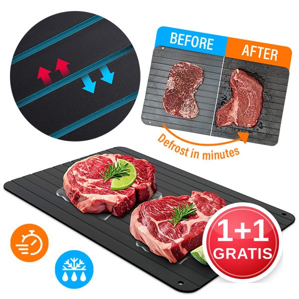 Plită de bucătărie pentru dezghețare - Frosty (1 + 1 GRATIS)