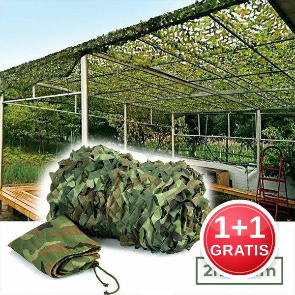 Plasă de camuflaj (2 x 3 m) - Camo (1 + 1 GRATIS)